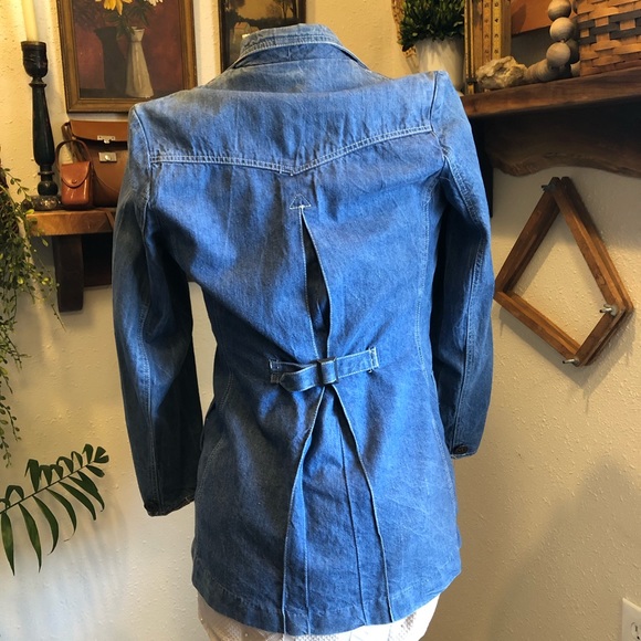 Vintage denim jacket / blazer - Picture 4 of 5
